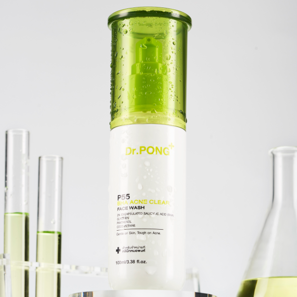 DR PONG P55 BHA ACNE CLEAR FACE WASH 100ML