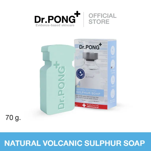 DR.PONG NATURAL VOLCANIC SULPHUR 3% SOAP